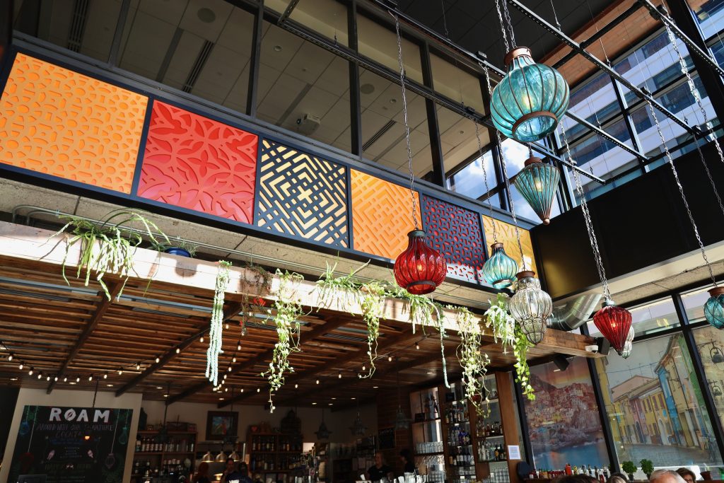 The interior of ROAM by San Chez in Grand Rapids