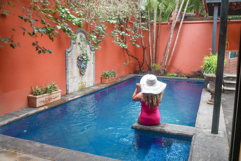 private pool at best airbnb in Tamarindo